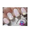 Baby Elephant Girl Baby Shower Nursery Nail Art Decals view 1
