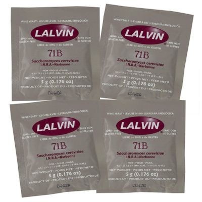 Lalvin 71B-1122 Yeast (Fur Pak)