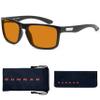 GUNNAR Gaming Glasses - Intercept Onyx Amber Max Lens - Blue Light Blocking Relieve Dry Eye view 1