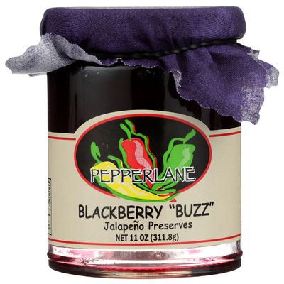 Pepperlane, Preserves Blackberry Buzz, 11 Ounce
