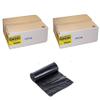 2 Box - Trash Bags, 40 - 45 gallon - (150 CountBox) (BLACK) Super High Density Rolls (Heavy Duty Liners) 300 Bags Total ( wholesale Quantity ) view 1