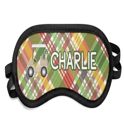 YouCustomizeIt Personalized Golfer's Plaid Sleeping Eye Mask - Small