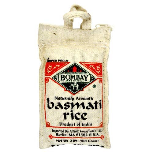 Bombay Basmati Rice White 2.0 LB (Pack of 12)