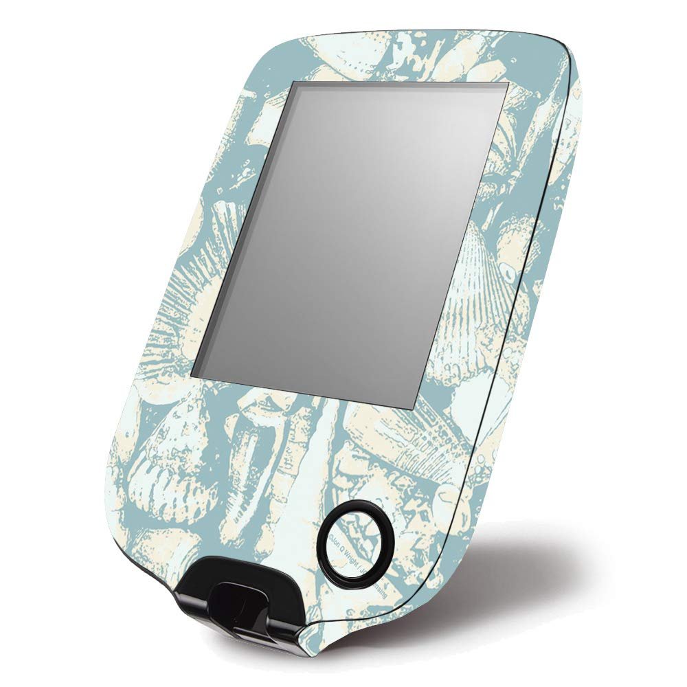 MightySkins Skin Compatible with Abbott Freestyle Libre 1 & 2 - Blue Seashells | Protective, Durable, and Unique Vinyl Decal wrap Cover | Easy to Apply, Remove, and Change Styles | Made in The USA