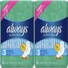 Always Ultra Thin Feminine Pads for Women, Size 3, Extra Long, Super Absorbency, with Wings, Unscented, 38 Count (Pack of 2) 76 Pads Total view 1