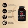 NatureBell D-Mannose 500mg Capsules (2,000mg Per Serving) | 240 Veggie Capsules + Cranberry Concentrate 40mg  Fast Acting Urinary Tract Health Pills  Ultra UTI Support for Women & Men view 3