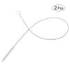 2 Pcs Cleaning Brush Bristle Tip 3/8 by 32 Inch Long - Flexible Cleaner Tool for Clean Keg, Feeding Tube, Line Tube Hose view 4
