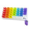 GMS Group Medical Supply, LLC Monthly Pill Organizer - 31 Day Pop Out Pill Pods for Supplements, Vitamins & Medications - Ideal for Daily Use & Travel - Rainbow view 1