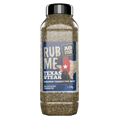 Angus & Oink Rub Me BBQ Seasoning- Texas Steak (POD) - 1.25 Kg