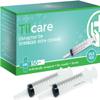 60ml Catheter Tip Syringe with Covers 50 Pack by Tilcare - Sterile Plastic Medicine Food Droppers for Children, Pets or Adults  Latex-Free Oral Medication Dispenser - Large Feeding Tube Syringes view 1