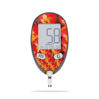 MightySkins Skin Compatible with Abbott Freestyle Freedom Lite - Chinese Lanterns | Protective, Durable, and Unique Vinyl Decal wrap Cover | Easy to Apply, Remove, and Change Styles | Made in The USA