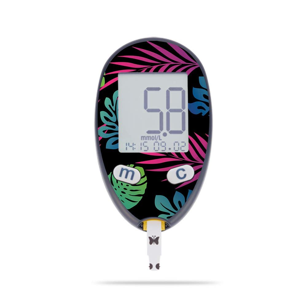 MightySkins Skin Compatible with Abbott Freestyle Freedom Lite - Neon Tropics | Protective, Durable, and Unique Vinyl Decal wrap Cover | Easy to Apply, Remove, and Change Styles | Made in The USA