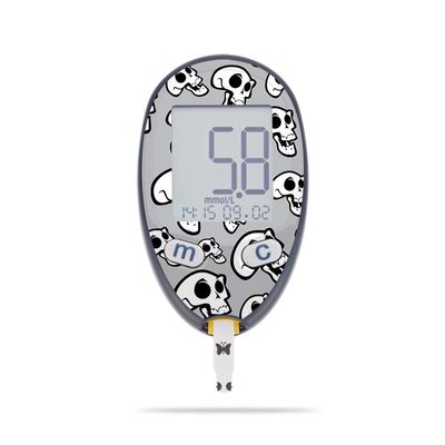 MightySkins Skin Compatible with Abbott Freestyle Freedom Lite - Laughing Skulls | Protective, Durable, and Unique Vinyl Decal wrap Cover | Easy to Apply, Remove, and Change Styles | Made in The USA