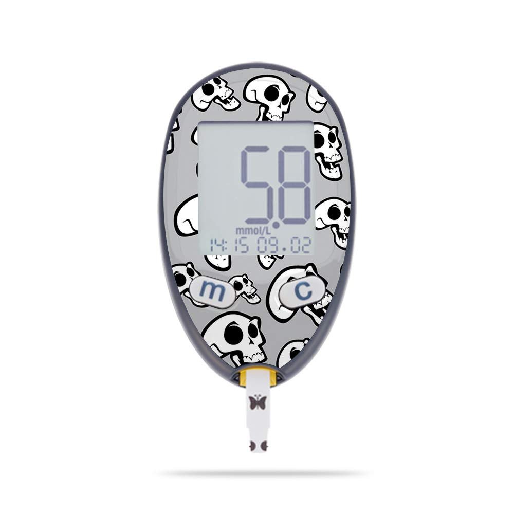 MightySkins Skin Compatible with Abbott Freestyle Freedom Lite - Laughing Skulls | Protective, Durable, and Unique Vinyl Decal wrap Cover | Easy to Apply, Remove, and Change Styles | Made in The USA