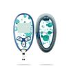 MightySkins Skin Compatible with Abbott Freestyle Lite - Teal Splatter | Protective, Durable, and Unique Vinyl Decal wrap Cover | Easy to Apply, Remove, and Change Styles | Made in The USA view 2