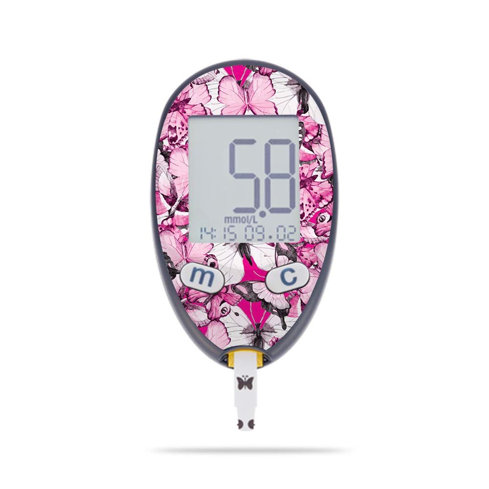 MightySkins Skin Compatible with Abbott Freestyle Freedom Lite - Butterflies | Protective, Durable, and Unique Vinyl Decal wrap Cover | Easy to Apply, Remove, and Change Styles | Made in The USA
