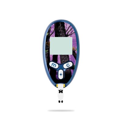 MightySkins Skin Compatible with Abbott Freestyle Lite - Purple Tree Camo | Protective, Durable, and Unique Vinyl Decal wrap Cover | Easy to Apply, Remove, and Change Styles | Made in The USA