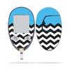 MightySkins Skin Compatible with Abbott Freestyle Freedom Lite - Baby Blue Chevron | Protective, Durable, and Unique Vinyl Decal wrap Cover | Easy to Apply, Remove | Made in The USA view 2
