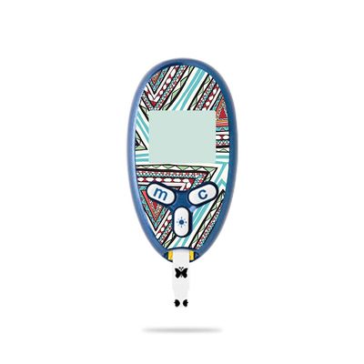 MightySkins Skin Compatible with Abbott Freestyle Lite - Aztec Pyramids | Protective, Durable, and Unique Vinyl Decal wrap Cover | Easy to Apply, Remove, and Change Styles | Made in The USA
