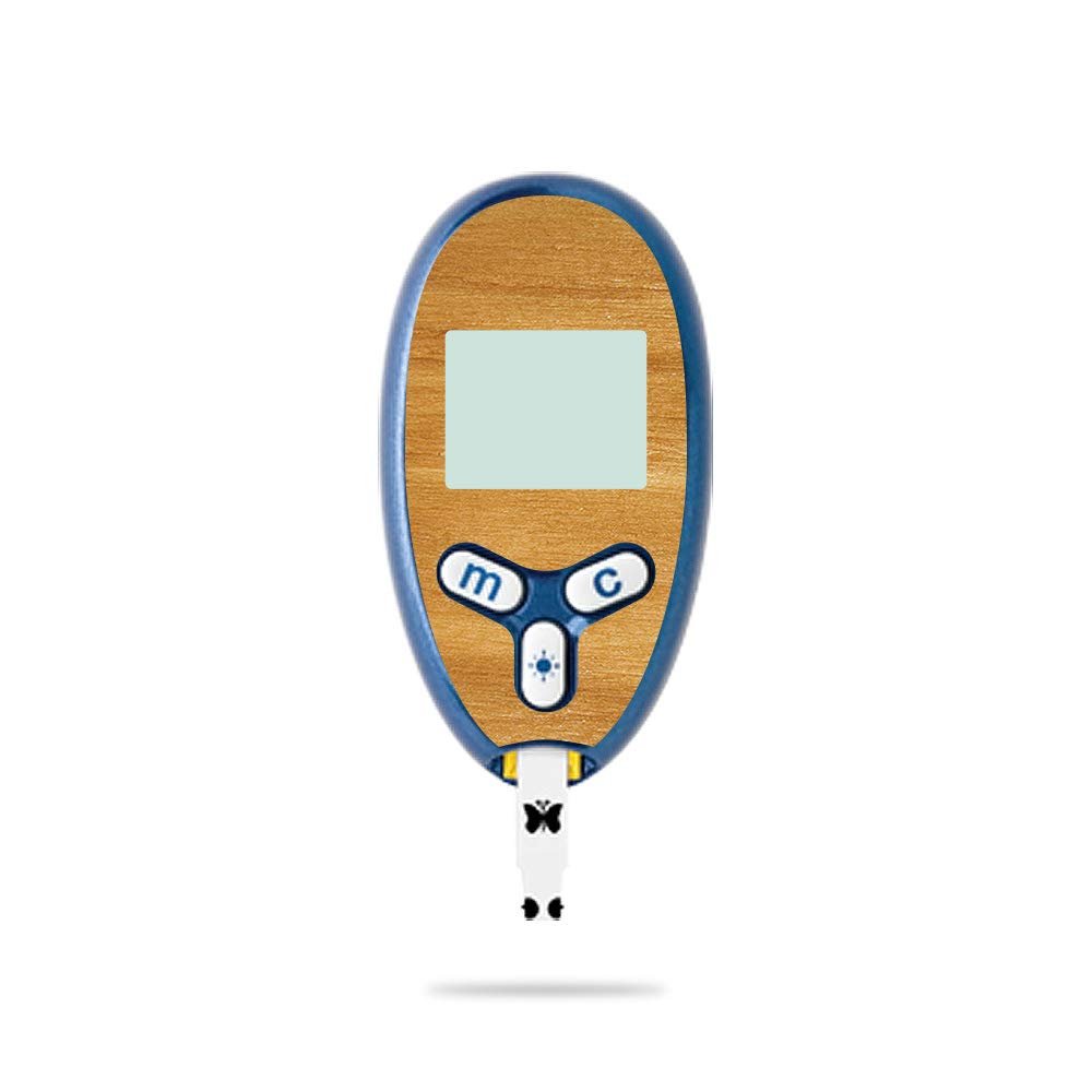 MightySkins Skin Compatible with Abbott Freestyle Lite - Birch Grain | Protective, Durable, and Unique Vinyl Decal wrap Cover | Easy to Apply, Remove, and Change Styles | Made in The USA