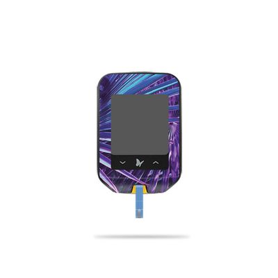 MightySkins Skin Compatible with Abbott Freestyle Precision Neo - Neon Palms | Protective, Durable, and Unique Vinyl Decal wrap Cover | Easy to Apply, Remove, and Change Styles | Made in The USA