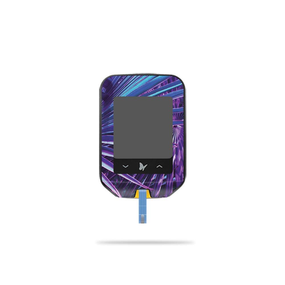 MightySkins Skin Compatible with Abbott Freestyle Precision Neo - Neon Palms | Protective, Durable, and Unique Vinyl Decal wrap Cover | Easy to Apply, Remove, and Change Styles | Made in The USA