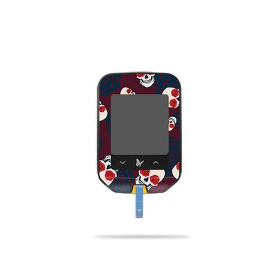 MightySkins Skin Compatible with Abbott Freestyle Precision Neo - Skulls N Roses | Protective, Durable, and Unique Vinyl Decal wrap Cover | Easy to Apply, Remove, and Change Styles | Made in The USA