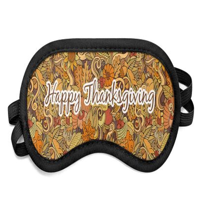 YouCustomizeIt Personalized Thanksgiving Sleeping Eye Mask - Small