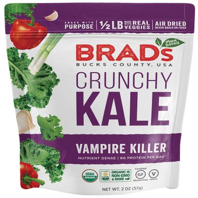 Brad's Plant Based Organic Vampire Killer Crunchy Kale 2 oz Bags - Pack of 12