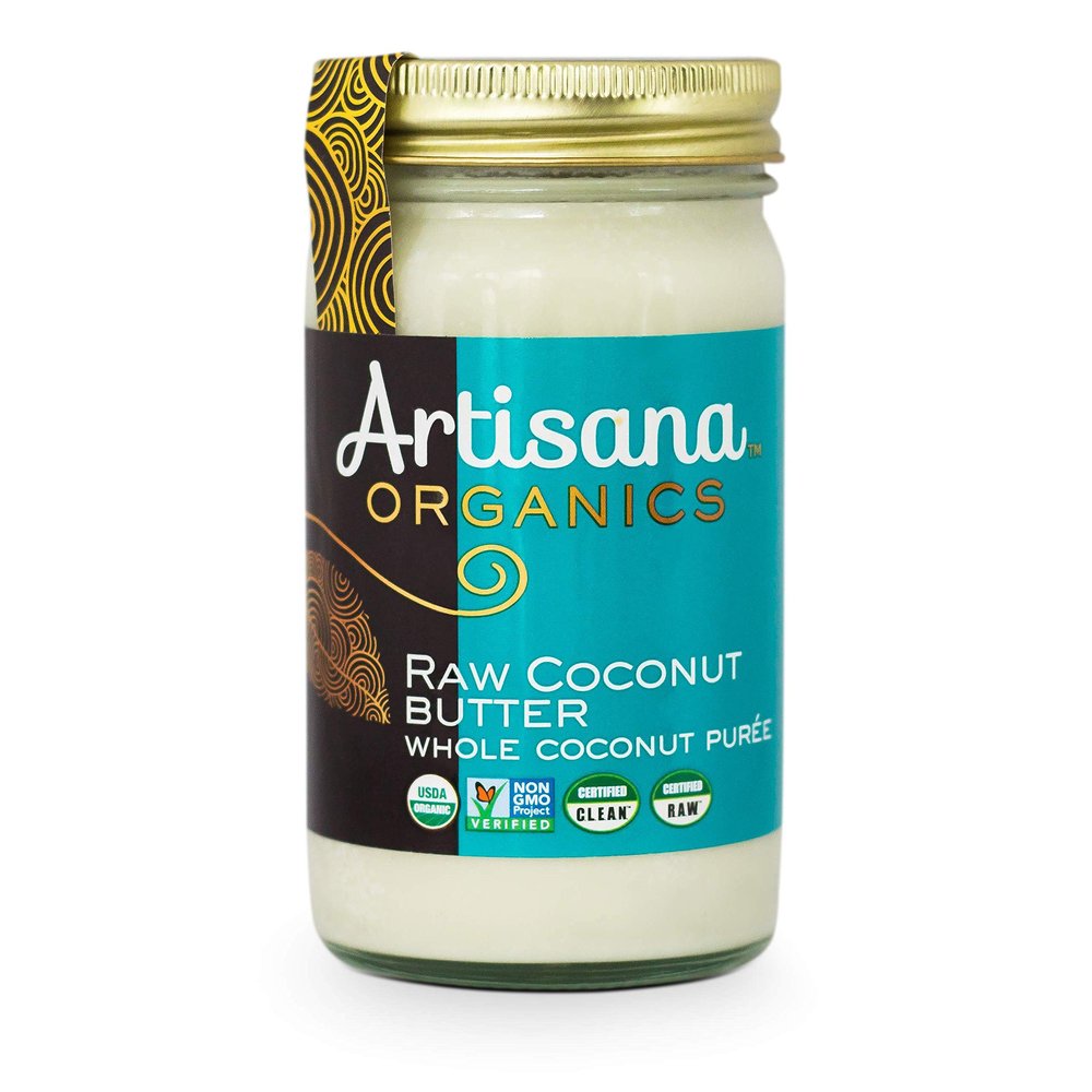 Artisana Organics Non GMO Raw Coconut Butter, 14 oz (4 Pack)