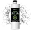 GreenIVe MCT Oil 100% Pure C8 C10 Caprylic Capric Acid Non-GMO Keto Paleo Bulletproof Coffee Creamer Energy Fuel Carrier Oil Skin Hair Massage Oil Fractionated Coconut Oil Alternative 16 fl oz view 1