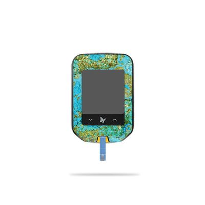 MightySkins Skin Compatible with Abbott Freestyle Precision Neo - Teal Marble | Protective, Durable, and Unique Vinyl Decal wrap Cover | Easy to Apply, Remove, and Change Styles | Made in The USA