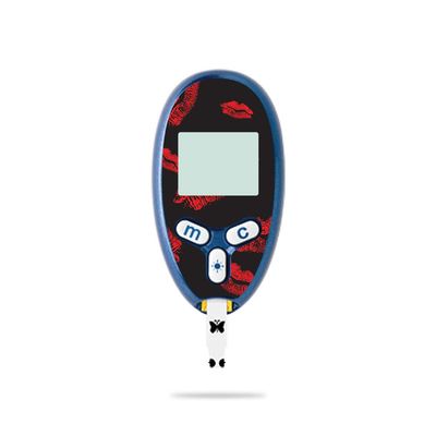 MightySkins Skin Compatible with Abbott Freestyle Lite - Kiss Me | Protective, Durable, and Unique Vinyl Decal wrap Cover | Easy to Apply, Remove, and Change Styles | Made in The USA