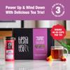 Tiesta Tea - Loose Leaf Tea Tin Gift Box, High to Non-Caffeinated Assorted Blends, 3 Tins for Hot & Iced Brews Variety Pack, Passion Berry Jolt, Fruity Paradise, & Lavender Chamomile view 2