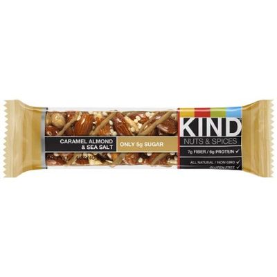 Kind, Nuts & Spices Bar, Caramel Almond (Pack of 36)