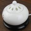 Ceramic Aroma Smokeless Incense Burner -Home Office Adjustable Temperature Timer - Agarwood Aromatherapy Essential Oil Electric Heating Aromatherapy Stove view 3