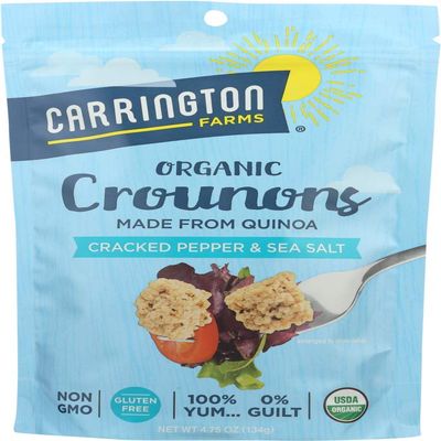 Carrington Farms Crounons Cracked Pepper & Sea Salt