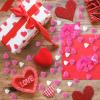 500 Pieces Gift Box Filler Shreds Mini Heart Foam Beads Gift Basket Filler Bedding Pearl Wool Material by EORTA for Crafts DIY Package Packing Decoration Party Wedding Supply, Pink view 3