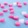 500 Pieces Gift Box Filler Shreds Mini Heart Foam Beads Gift Basket Filler Bedding Pearl Wool Material by EORTA for Crafts DIY Package Packing Decoration Party Wedding Supply, Pink view 4