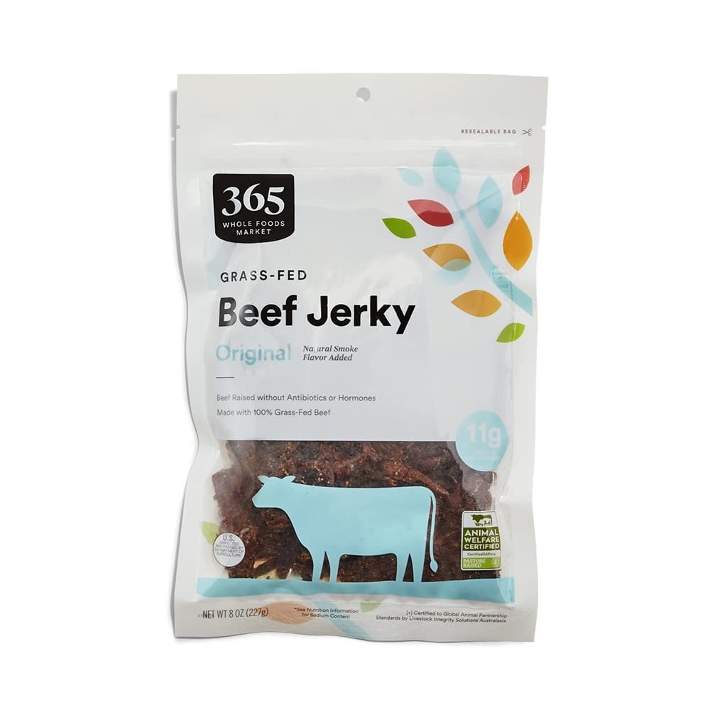 365 by Whole Foods Market, Original Family Size Beef Jerky, 8 Ounce