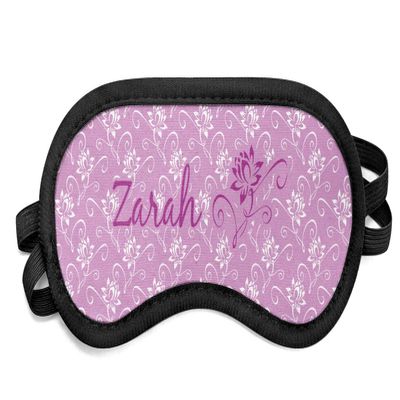 YouCustomizeIt Personalized Lotus Flowers Sleeping Eye Mask - Small