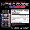 Nitric Oxide Booster Extra Strength 3000mg - 3X Strength L-Arginine & Citrulline, Best Nitric Oxide Supplements for Men, Supports Muscle, Heart Health, Energy Supplement, Bottled in USA, 120 Capsules view 2