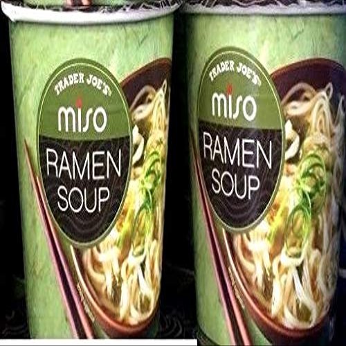 Trader Joe's Instant Ramen Miso Soup - NET WT 1.5 OZ 2 PACK