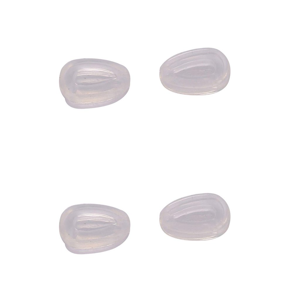 NicelyFit 2 Pairs Clear Nose Pads Replacement for Oakley Eyeglass Frames Keel Tincan Tinfoil Tailpin Caveat Feedback Holbrook Metal Tailback etc