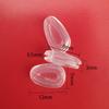NicelyFit 2 Pairs Clear Nose Pads Replacement for Oakley Eyeglass Frames Keel Tincan Tinfoil Tailpin Caveat Feedback Holbrook Metal Tailback etc view 4