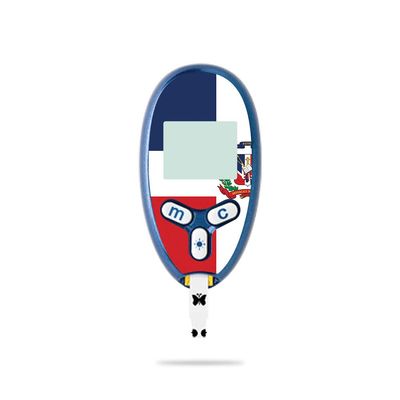 MightySkins Skin Compatible with Abbott Freestyle Lite - Dominican Flag | Protective, Durable, and Unique Vinyl Decal wrap Cover | Easy to Apply, Remove, and Change Styles | Made in The USA