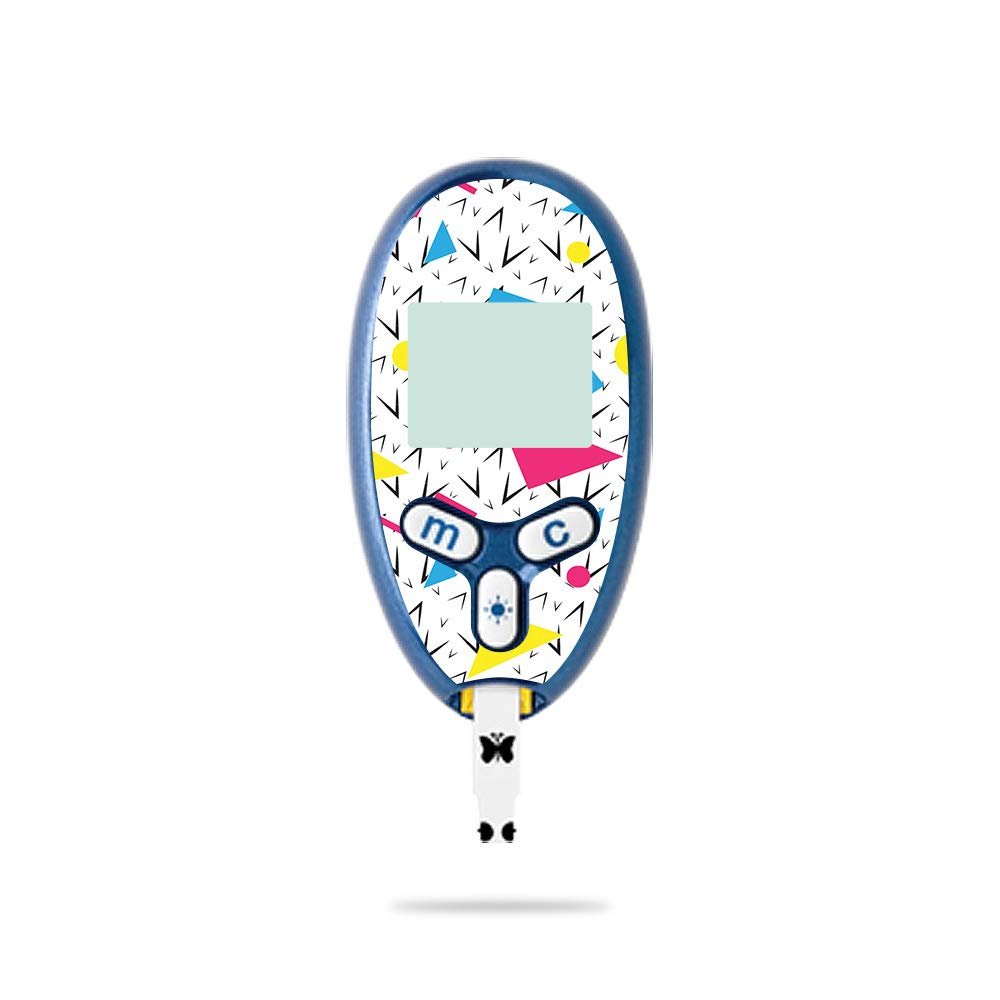 MightySkins Skin Compatible with Abbott Freestyle Lite - 90s Fun | Protective, Durable, and Unique Vinyl Decal wrap Cover | Easy to Apply, Remove, and Change Styles | Made in The USA
