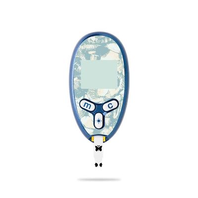 MightySkins Skin Compatible with Abbott Freestyle Lite - Blue Seashells | Protective, Durable, and Unique Vinyl Decal wrap Cover | Easy to Apply, Remove, and Change Styles | Made in The USA