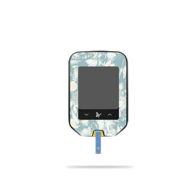 MightySkins Skin Compatible with Abbott Freestyle Precision Neo - Blue Seashells | Protective, Durable, and Unique Vinyl Decal wrap Cover | Easy to Apply, Remove, and Change Styles | Made in The USA