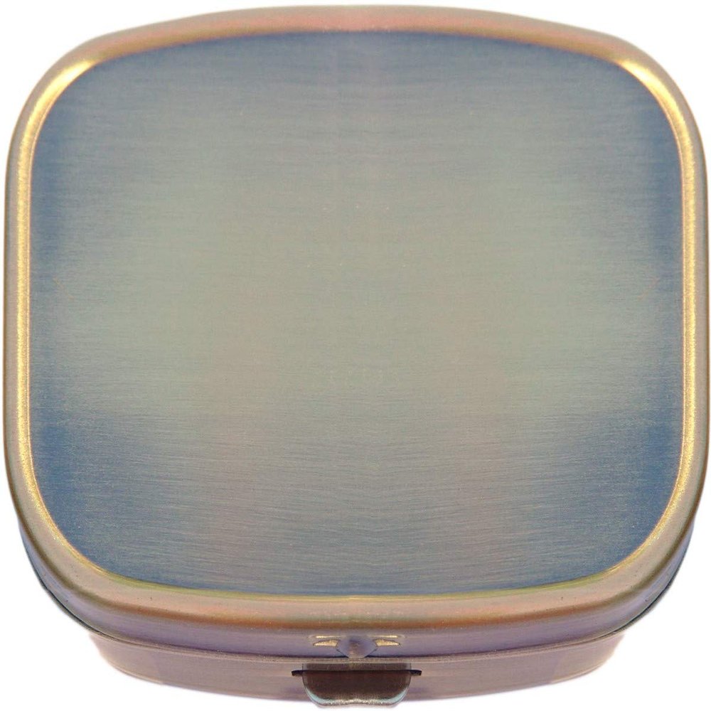 Brass Rectangular Pill Box